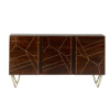 Indian Hub Mango Dark Gold Furniture Extra Large Sideboard