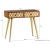 Indian Hub Edison Mango Furniture Console Table CN03