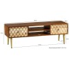 Indian Hub Edison Mango Furniture Plasma TV Stand