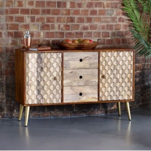 Indian Hub Edison Mango Furniture Large Sideboard Indian Hub Edison Mango Furniture Large Sideboard CN05