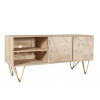 Indian Hub Mango Light Gold Furniture Plasma Media Unit