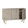 Indian Hub Mango Light Gold Furniture Large Sideboard