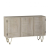 Indian Hub Mango Light Gold Furniture Large Sideboard