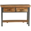 Indian Hub Metropolis Industrial Acacia Console Table