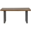 Indian Hub Metropolis Industrial Acacia Dining Table