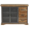 Indian Hub Metropolis Industrial Acacia Large Sideboard