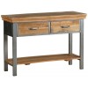 Indian Hub Metropolis Industrial Acacia Console Table