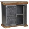 Indian Hub Metropolis Industrial Acacia Sideboard DA06