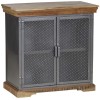 Indian Hub Metropolis Industrial Acacia Sideboard DA06