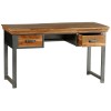 Indian Hub Metropolis Industrial Acacia Writing Desk DA07