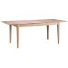 Bergen Oak Furniture 1.6m Butterfly Extending Table