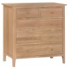 Bergen Oak Furniture 2 Over 3 Chest