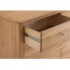 Bergen Oak Furniture 6 Drawer Chest