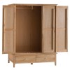 Bergen Oak Furniture Large 3 Door Wardrobe