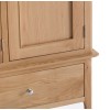 Bergen Oak Furniture Large 2 Door Wardrobe