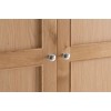 Bergen Oak Furniture Large 3 Door Wardrobe