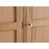 Bergen Oak Furniture Large 3 Door Wardrobe