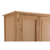 Bergen Oak Furniture Large 3 Door Wardrobe