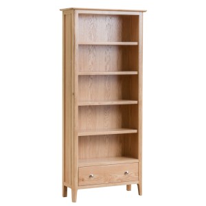 Bergen Oak Furniture Large Bookcase