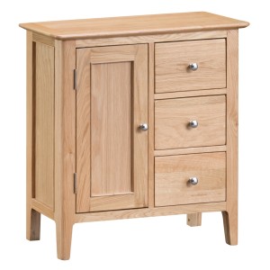 Bergen Oak Furniture Large Cupboard
