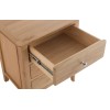 Bergen Oak Furniture Extra Large Bedside Cabinet