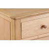 Bergen Oak Furniture 4 Drawer Narrow Chest