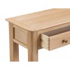 Bergen Oak Furniture Console Table