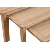 Bergen Oak Furniture Nest of 3 Tables