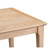 Bergen Oak Furniture Small Fixed Top Dining Table