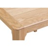 Bergen Oak Furniture Small Fixed Top Dining Table