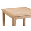 Bergen Oak Furniture Small Fixed Top Dining Table