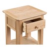 Bergen Oak Furniture Side Table