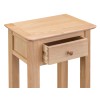 Bergen Oak Furniture Telephone Table