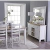 Tenby White Painted Furniture Large Wall Mirror