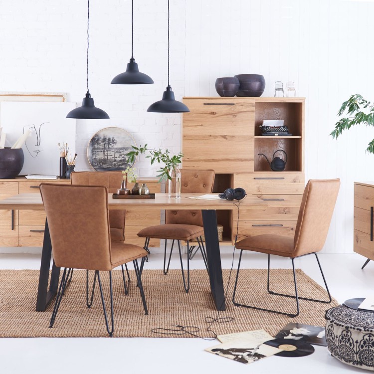 Metro Industrial Rustic Oak Furniture Range