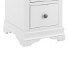 Maison White Painted Furniture Bedside Cabinet  MAI-BSC-W