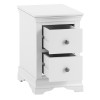 Maison White Painted Furniture Bedside Cabinet  MAI-BSC-W