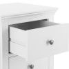 Maison White Painted Furniture 5 Drawer Wellington Chest MAI-5DN-W