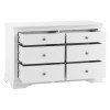 Maison White Painted Furniture 6 Drawer Chest