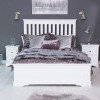 Maison White Painted Furniture Double 4ft6 Bedstead MAI-46-W