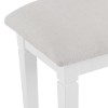 Maison White Painted Furniture Dressing Table Stool MAI-ST-W