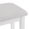 Maison White Painted Furniture Dressing Table Stool MAI-ST-W