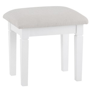 Maison White Painted Furniture Dressing Table Stool Maison White Painted Furniture Dressing Table Stool MAI-ST-W