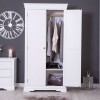 Maison White Painted Furniture Full Hanging Wardrobe MAI-FHR-W