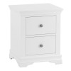 Maison White Painted Furniture Large Bedside Cabinet MAI-LBSC-W