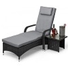 Maze Rattan Garden Furniture Florida Grey Sunlounger Set