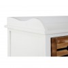 Coral Rustic White Painted Furniture 3 Drawer Storage Bench 2404836