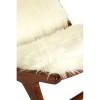 Mallani Bohemian Furniture Faux Fur Angled Chair 5502002