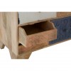 Mallani Bohemian Furniture Mango Wood Leather Sideboard 5502356