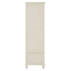 Loire Painted Furniture White Double Wardrobe with Drawer 5502118